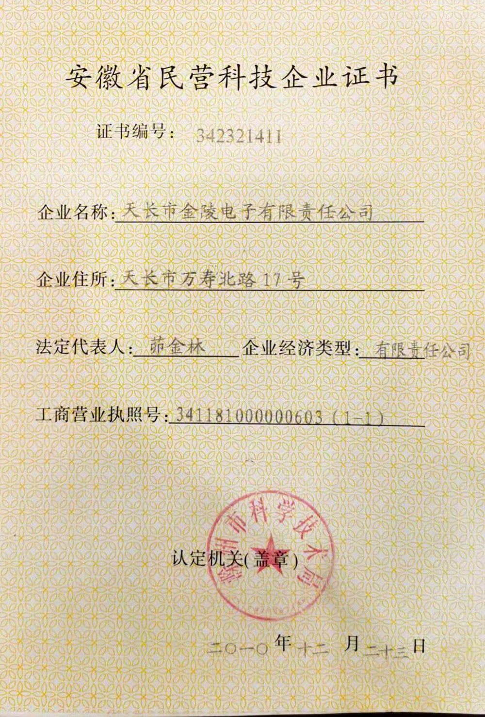安徽省民营科技企业证书.jpg